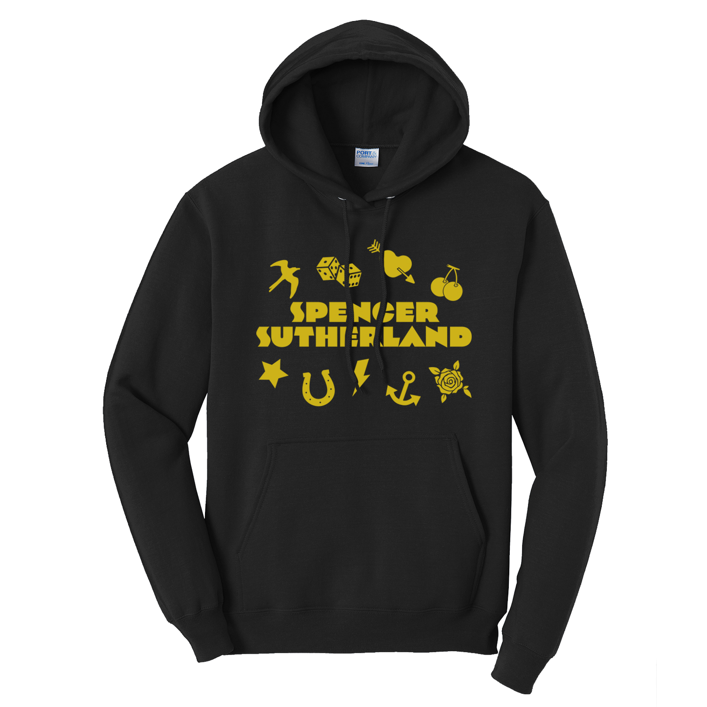 Spencer Tattoos Hoodie (Black)