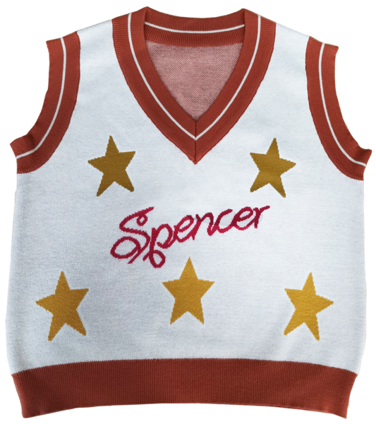 Sweater Vest - Spencer In His Mania w/ Stars