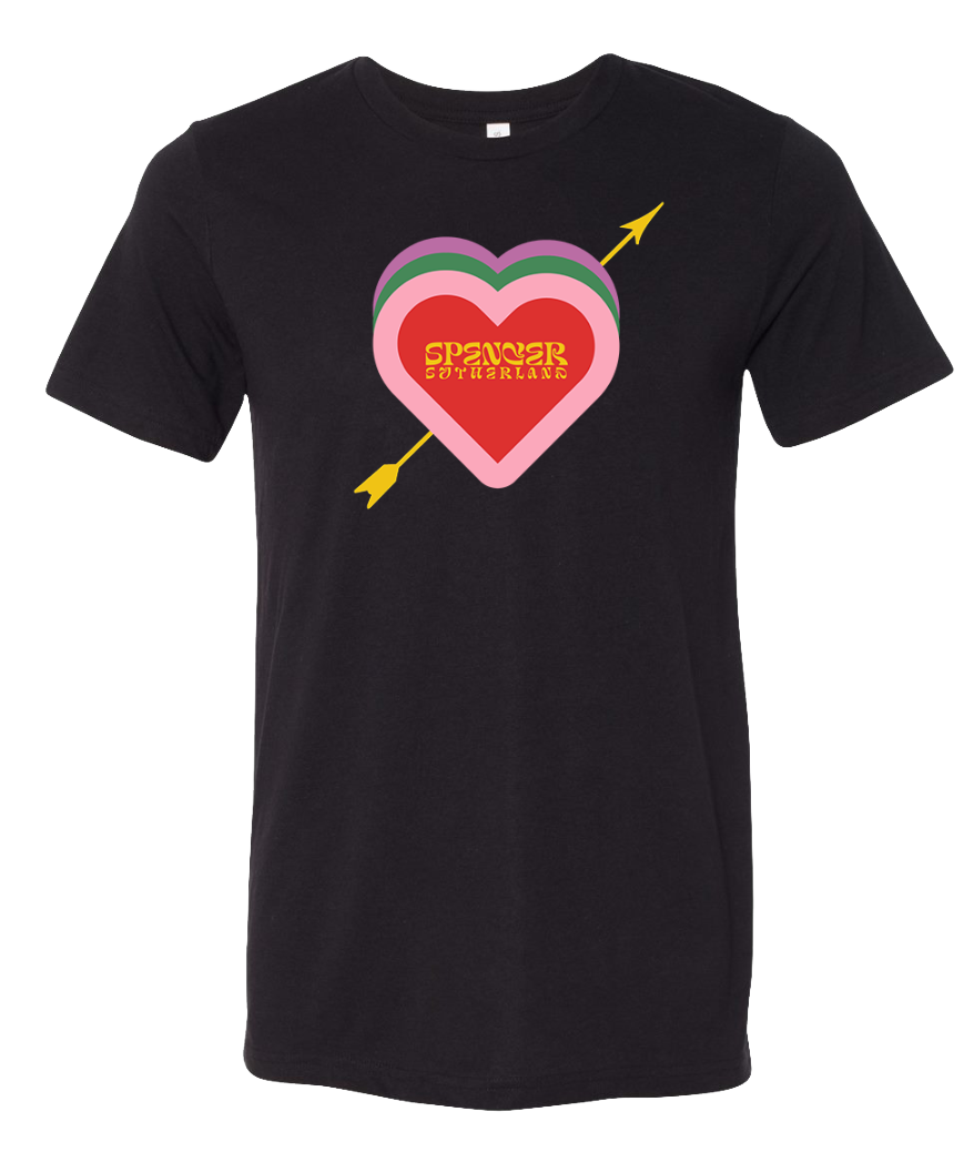 Spencer Heart T-Shirt (Black)